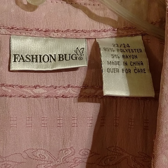 Fashion Bug striped button down top - Picture 3 of 5